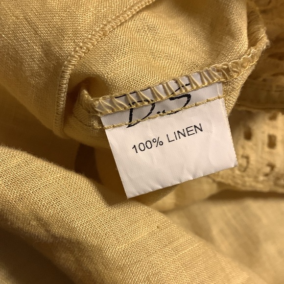 D.S 100% Linen Top - Picture 4 of 4
